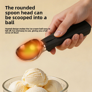 Nueva Cuchara Eléctrica Comercial para Helado con Calefacción USB Tipo-C, Batería Recargable, Acero Inoxidable 304, Accesorio para Máquina de Helados 6 - Product Image 1