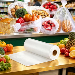 Bolsa de Embalaje de Alimentos de Plástico Transparente en Rollo, Personalizada y Directa de Fábrica, para Frutas y Verduras Frescas - Product Image 5