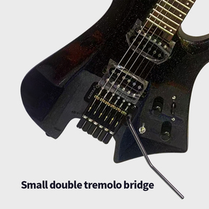 Guitarra Eléctrica Moderna sin Cabezal de 6 Cuerdas con Pastillas H-H, Puente Tremolo, Acabado Brillante, Logotipo Personalizado, Venta al por Mayor de Fábrica OEM - Product Image 3