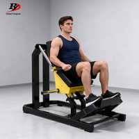 Machine à soulever les mollets assis à charge libre pour club de gym, équipement de musculation commercial robuste et réglable pour le soleus