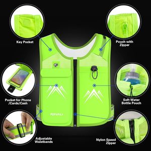 Échantillon gratuit de gilet d'hydratation de sport étanche support de téléphone portable réglable hommes et femmes course cyclisme gilet sac à dos - Product Image 4