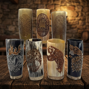 Taza de Cerveza Moderna de Lujo Hecha a Mano con Cuernos de Búfalo y Buey Reales, Vaso para Shots con Logotipo Personalizado para Fiestas a Precios Económicos - Product Image 3