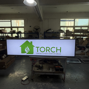 6*4FT/183*122cm Custom 3D LED Signs for Business Outdoor Aluminum Logo <b>Light</b> Box High Brightness Burger Chicken Milk Tea Coffee - Product Image 2