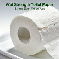 Papier toilette en gros personnalisé imprimé, en vrac, en pâte de bois vierge, rouleau de papier toilette