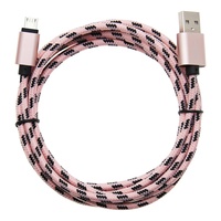 Câble Micro USB 3M Android Téléphone Mobile Nylon Tressé Cordon De Charge Rapide Câbles Pour Samsung Galaxy S7 Xiaomi Smartphone
