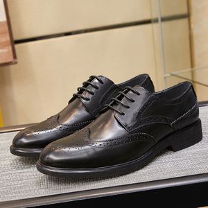 2025 Top Luxury Designer Spring <b>Men</b> Genuine Leather Formal <b>Dress</b> Shoes Autumn Business Wedding Office Shoes - Product Image 5