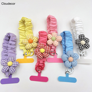 Cloudecor của phụ nữ đàn hồi chống trượt có thể tháo rời dây buộc điện thoại với hoa quyến rũ 30cm cổ tay dây vòng đeo tay cho du lịch sử dụng ngoài trời - Product Image 1