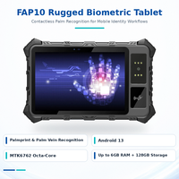 Tablet Resistente Android 13 IP65 de 8 Pulgadas, 8000mAh, NFC, RFID, 4G, GPS, BT5.0, Reconocimiento Facial y de Venas de la Palma, Software Personalizado, OEM, ODM, GPS
