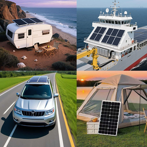 Chargeur solaire monocristallin semi-flexible 20W 18V, pliable, >21,5% d'efficacité pour batteries 12V, camping-car, bateau, voiture, usage maritime - Product Image 5