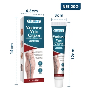 SELUMB Vein Clearing Cream Gel de masaje calmante de pulso para la piel de la pierna de lombriz - Product Image 5