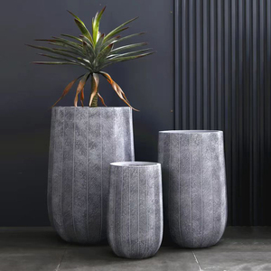 Vasi per <span class=keywords><strong>Piante</strong></span> Alti 60 65 75cm, Fioriere Grandi all'Ingrosso, Vasi <span class=keywords><strong>in</strong></span> Fibra per Fiori, Grandi Dimensioni per Interni ed Esterni, Vasi <span class=keywords><strong>in</strong></span> Argilla - Product Image 6