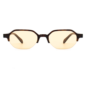 Novedad Explosiva: Gafas de Sol Unisex de Alta Calidad con Lentes de Nylon y Protección UV400, Montura Cuadrada de Media Montura, Cómodas y con Diseño Irregular. - Product Image 3