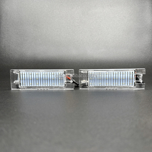 Lampade a LED Trasparenti per Targa <span class=keywords><strong>Accessori</strong></span> <span class=keywords><strong>Auto</strong></span> per <span class=keywords><strong>Fiat</strong></span> Multipla Croma Grande Punto <span class=keywords><strong>Tipo</strong></span> Seicento - Product Image 1