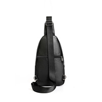 Sac de Poitrine Homme en Cuir Véritable, Bandoulière, Nouveau Style 2026, Grande Capacité, Petit Sac Frontal Minimaliste en Cuir Souple