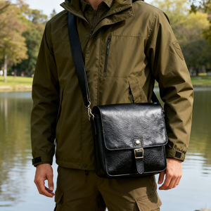 Сумка-мессенджер из натуральной кожи - Product Image 6