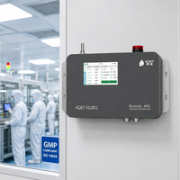 Sistema de Monitoreo de Salas Limpias KQET-5128CL, Contador de Partículas, Muestreador de Aire Microbiano en Línea, Cumple con ISO y GMP para la Industria Farmacéutica y de Semiconductores