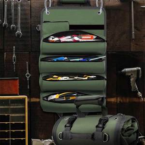 Sac à outils portable multi-poches personnalisé, sac à outils roulant pour électricien, plombier, charpentier, mécanicien - Product Image 3