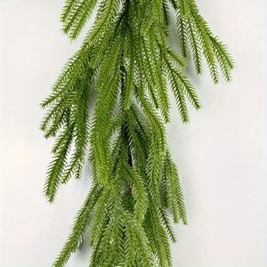 Greenery Artificial Pine Leaves Christmas Decoration for Door Hanging and Wall Decoration for Festive Pine Needles Garland - Product Image 5