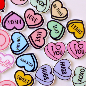 Decorazioni in Resina per San Valentino, Cuori e Angeli Fatti a Mano per Cover di Telefoni - Product Image 1