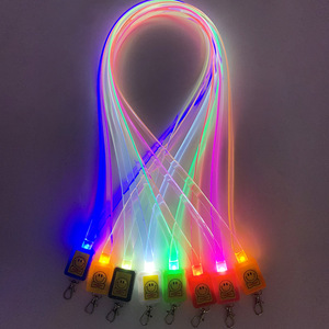 Tùy Chỉnh Văn Bản Trên Phát Sáng Trong Bóng Tối Dây Buộc LED Ánh Sáng Nhấp Nháy Cổ Dây Đeo Cho Thanh Hộp Đêm Đêm Chạy Buổi Hòa Nhạc Trại Sự Kiện - Product Image 1