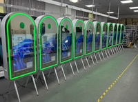 Neuer 2026 Beliebter Magic Mirror DSLR Fotoautomat mit 65-Zoll-Rahmen, 32-Zoll-Touchscreen, Sofortdruck & Flightcase