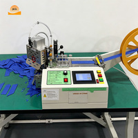 Machine de découpe automatique de sangles, machine de découpe de rubans en forme de flèche trapézoïdale plate et oblique