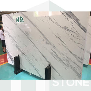 Losas de mármol <span class=keywords><strong>aglomerado</strong></span> de piedra artificial blanca de tamaño personalizado de fábrica china HDSTONE <span class=keywords><strong>para</strong></span> decoración del hogar - Product Image 6