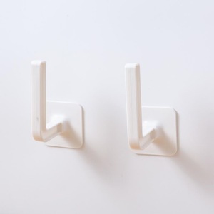 Multifunctional <b>plastic</b> no-drill, traceless <b>hook</b> for kitchen cutting board storage rack, household use, strong adhesive. - Product Image 2