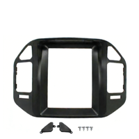 Frame Radio Mobil 9.7 Inch Warna Hitam Terlaris untuk Mitsubishi V73 Pajero 2004-2011, Frame Radio Android, Frame Stereo Mobil