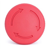 Bouton poussoir d'arrêt d'urgence en plastique, découpe de panneau de 22 mm, 1NC, déverrouillage rotatif, IP65
