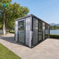 Maison conteneur pliable à installation rapide, installation facile, maison mobile préfabriquée pour camp de travail temporaire ou bureau