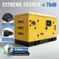 Groupe électrogène diesel super silencieux remanufacturé 500 kVA 200 kVA insonorisé avec contrôleur DSE ATS pour les températures élevées du Moyen-Orient