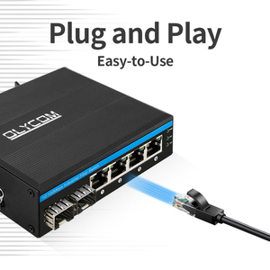 Switch PoE Industrial Olycom <span class=keywords><strong>de</strong></span> 4 Puertos, 10/100Mbps, Fast <span class=keywords><strong>Ethernet</strong></span>, Montaje en Riel DIN, Sin Gestión - Product Image 3