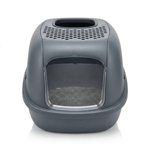 Litière pour chat XL intégrée et fermée, avec porte transparente et entrée par le haut, à faible dispersion de litière, prix usine de gros - Product Image 6