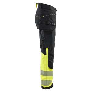 BLAKLADER - 112516489933D92 Pantalones de alta visibilidad 4 vías elástico Negro/Amarillo de alta visibilidad-EAN 7330509913475 ROPA DE TRABAJO DE 2017 - Product Image 4