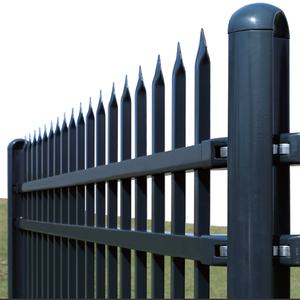 Valla tubular de alambre soldado, paneles de valla populares ornamentales de acero decorativos imperiales, unidad exterior - Product Image 1