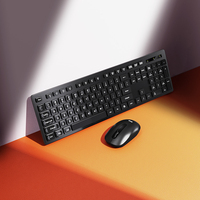 Ensemble Mini Clavier et Souris Sans Fil 2,4 GHz Personnalisé avec Rétroéclairage LED RVB Rechargeable Connexion USB Compatible avec Tablette PC Ordinateur Portable K12 en Stock