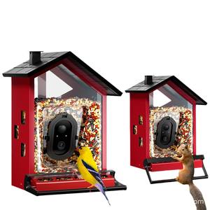 Mangeoire Anti Écureuil Caméra Intelligente Haute Définition Regarder Coquille En Métal Colibri Sauvage Mangeoire À Oiseaux Cage - Product Image 2