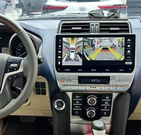 Lecteur multimédia de voiture 12.3 pouces pour Toyota Land Cruiser Prado 150 2018 - 2020 GPS navigation autoradio unité principale android