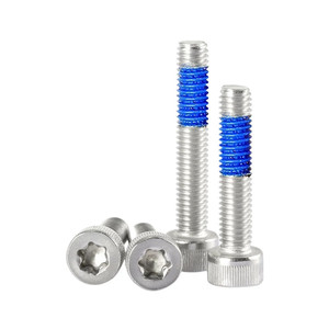 Vis métriques ISO14583 en acier inoxydable à <span class=keywords><strong>six</strong></span> lobes Torx à tête cylindrique T20 avec insert en nylon anti-desserrage, finition galvanisée - Product Image 4