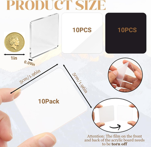 Imán Personalizado para Refrigerador, Acrílico Ligero y Duradero con Respaldo Magnético Fuerte, Imán con Imagen para Regalos de Eventos - Product Image 3