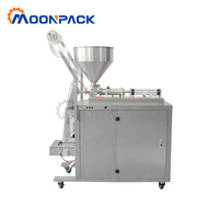 Machine d'emballage verticale Moonpack MP-VFFS-P 200 pour sachets de dentifrice, après-shampoing, pâte à tartiner au chocolat, machine d'emballage à 3 côtés