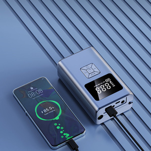Bomba de Aire Inalámbrica Portátil para Auto de 150 psi, <span class=keywords><strong>Inflador</strong></span> Eléctrico ABS de 2000 mAh con Manómetro Digital de Presión de Neumáticos, Cilindro Único para Plástico - Product Image 4