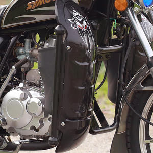 Moto GN150 Curiser 50cc Mini Moto Tout-Terrain Grille Pare-chocs Avant Type Croisé Porte-bagages Latéral Protection des Mains pour Pneus Tout-Terrain - Product Image 5