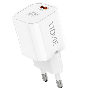<span class=keywords><strong>Cargador</strong></span> <span class=keywords><strong>VIDVIE</strong></span> GaN PD de 20W, tamaño mini, con múltiples protecciones, <span class=keywords><strong>tipo</strong></span> <span class=keywords><strong>C</strong></span>, para teléfono celular, con enchufe europeo, para iPhone. - Product Image 1