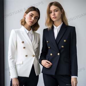 Custom Apparel High Quality Classy <strong>Ladies</strong> Business Suits Short Double Breasted Blazer Women's Suits <strong>Tuxedo</strong> Woman Blazer <strong>Jacket</strong> - Product Image 6