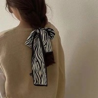 Tschick Romantique Foulard En Soie Cheveux Corde Fille Accessoires Rétro Arc Anneau De Cheveux En Mousseline De Soie Élastique Bandes De Cheveux Ruban Cercle