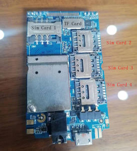 Téléphone personnalisé 4 cartes Sim trois cartes Sim téléphone portable Triple 4 cartes veille Mini quatre boutons de cellule fente de Carte clavier fonction téléphone - Product Image 4