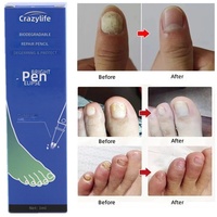 Traitement antifongique pour ongles Crazylife avec réparation biologique et désinfection 10ml