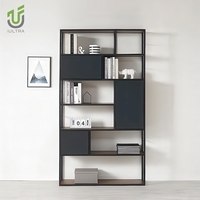 IULTRA Étagère de bureau autoportante double face personnalisée, design haut avec étagères ouvertes pour bureau à domicile – Moderne, écologique, grande taille